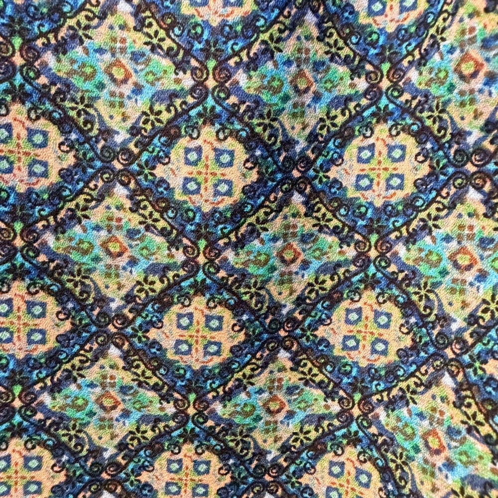 Daniel Rainn Geometric Print Button Front Blouse … - image 7